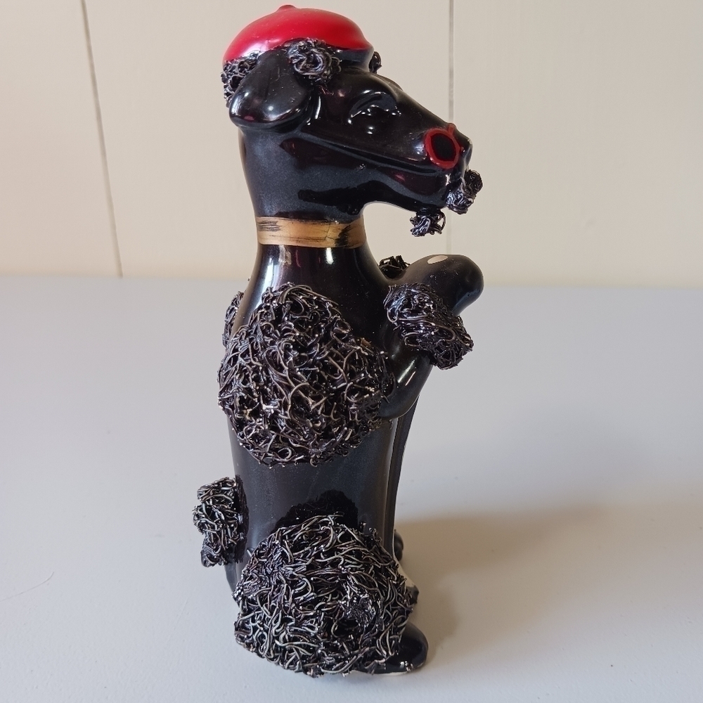 VINTAGE black spaghetti poodle - Picture 4 of 6